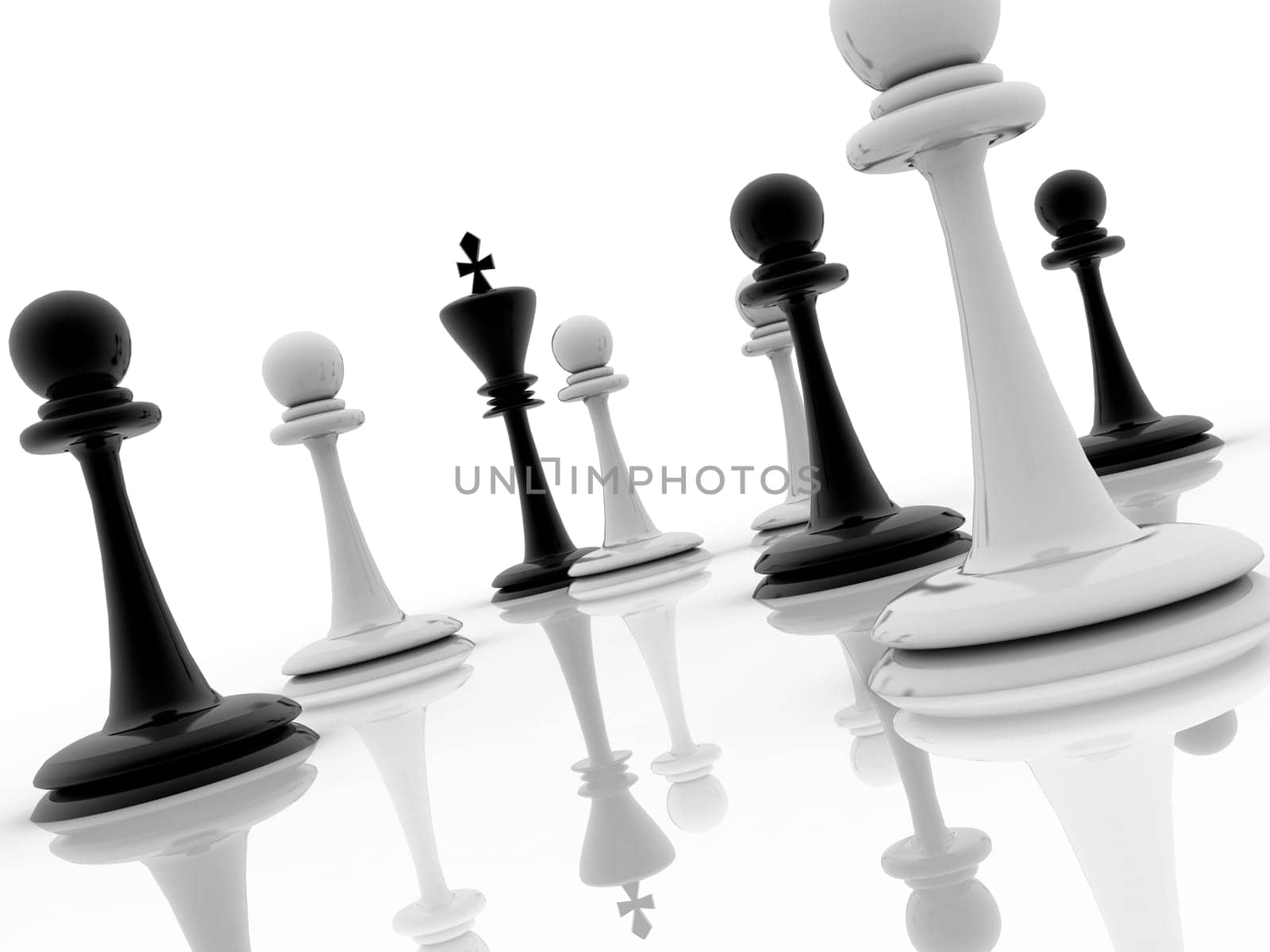 chess piece advising to strategic behavior