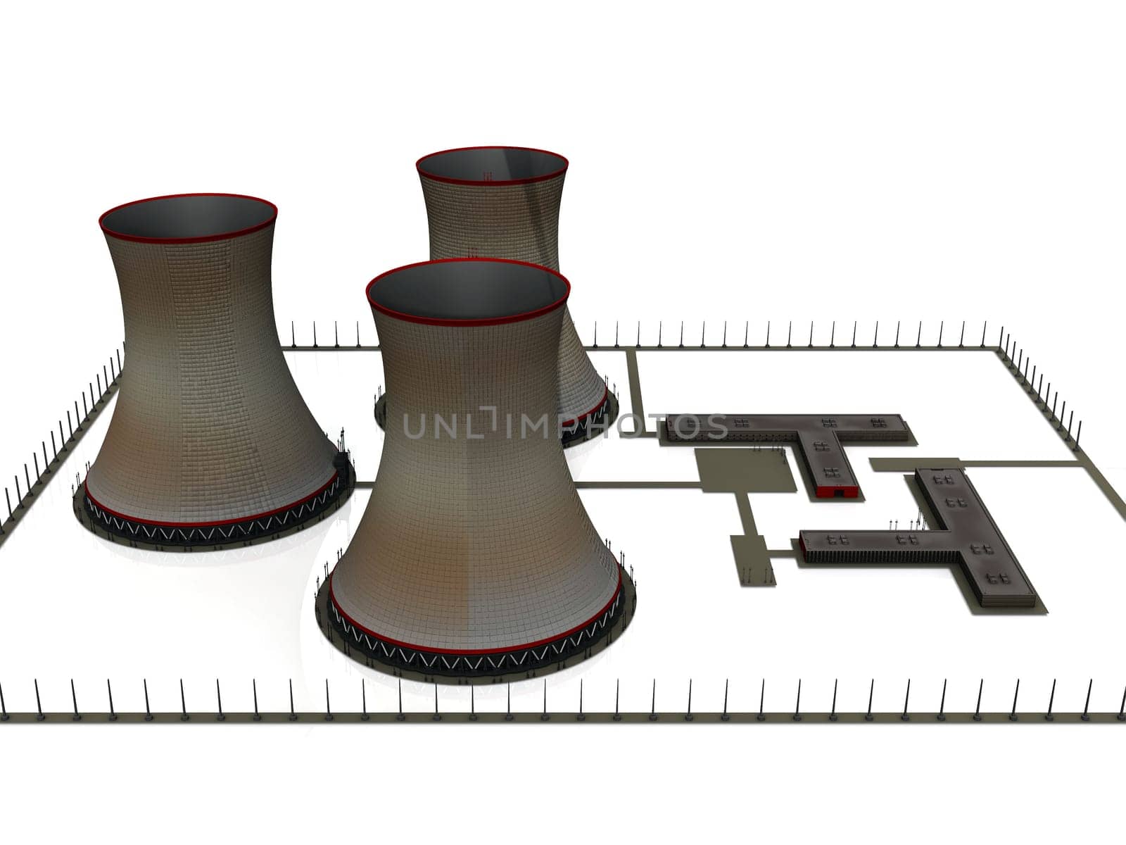 the nuclear power station