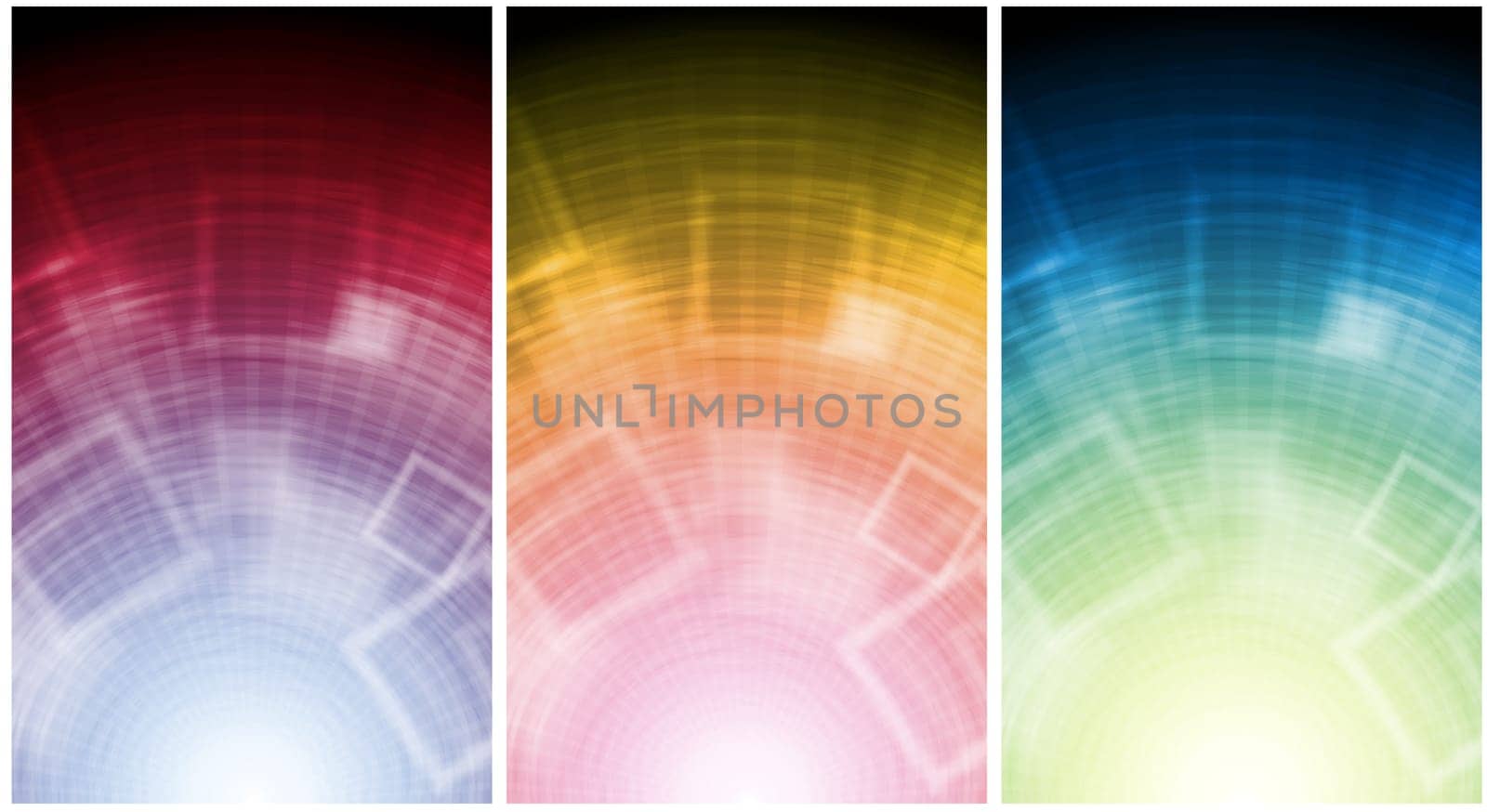 Vertical multicolored banners. Eps 10 vector illustration