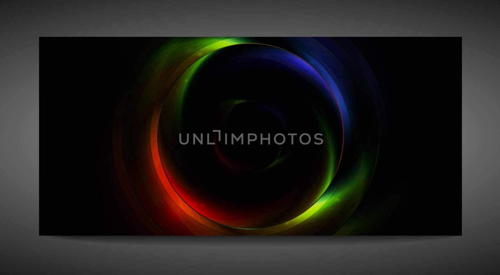 Abstract iridescent vector banner. Eps 10
