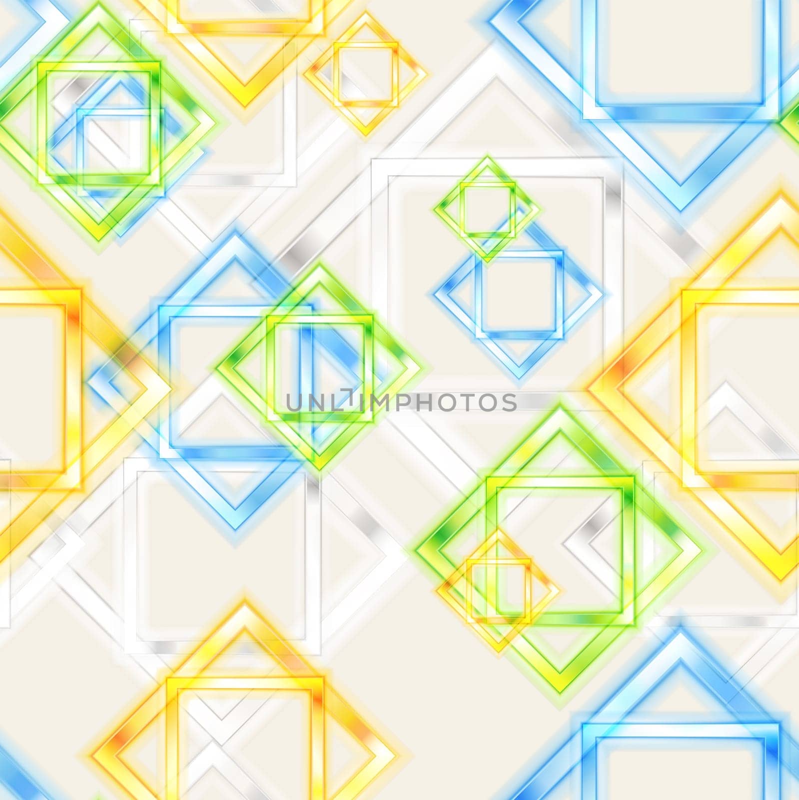 Seamless background with glossy squares. Eps 10