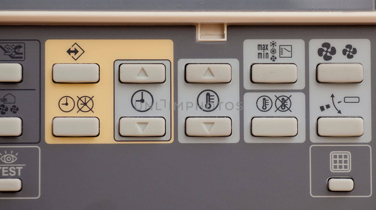 Close up of a display controller