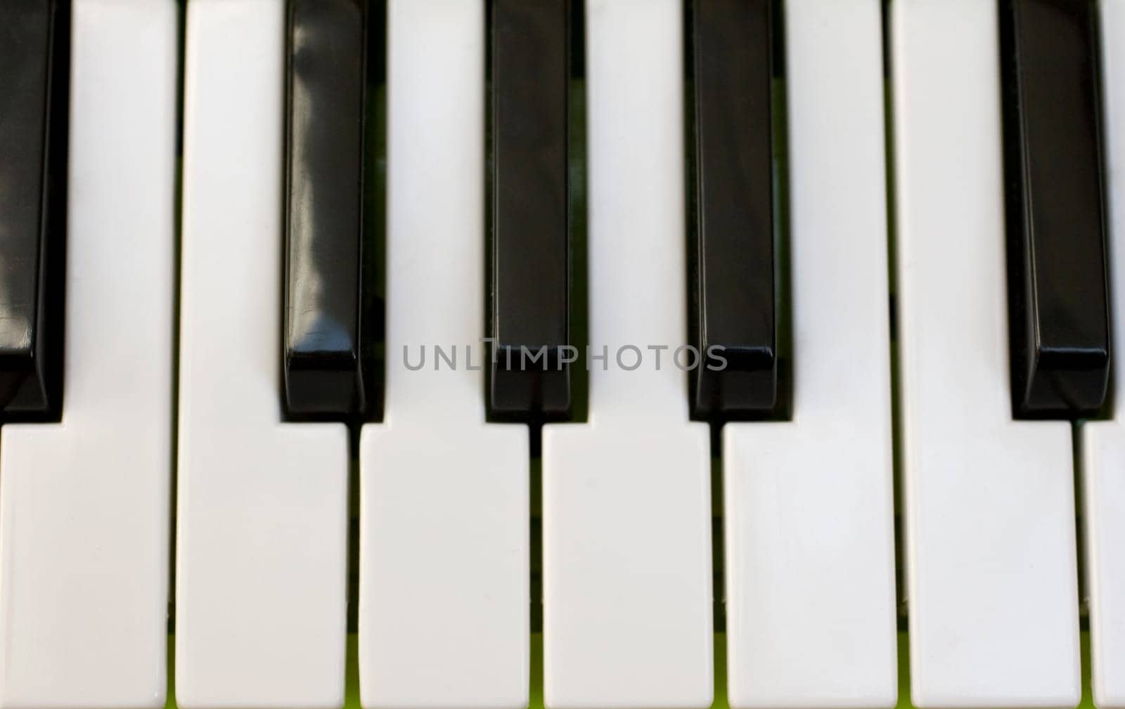 Detail of a Piano keyboard