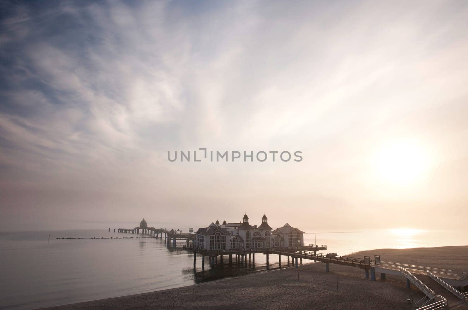Pier at sunrise
