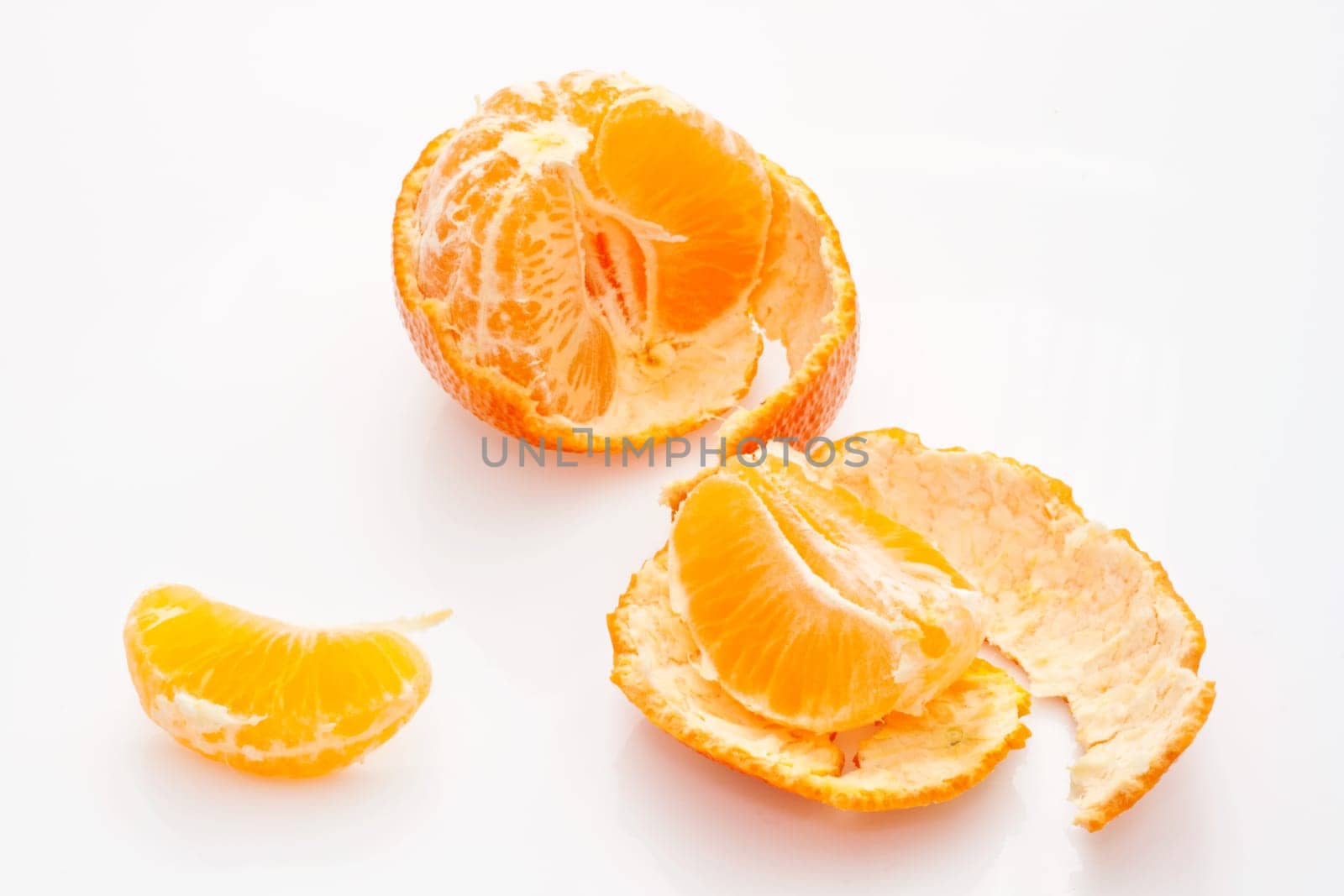 Tangerine isolated on white background