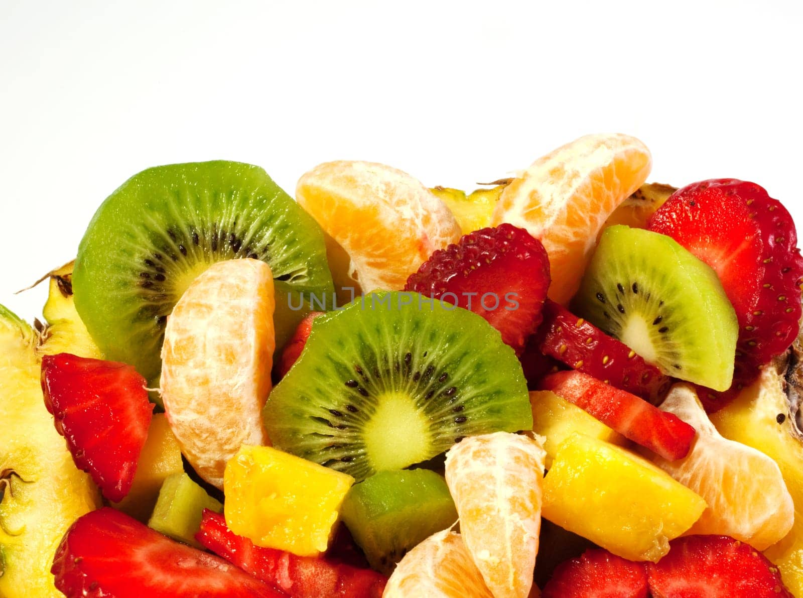 Close up of various fruits