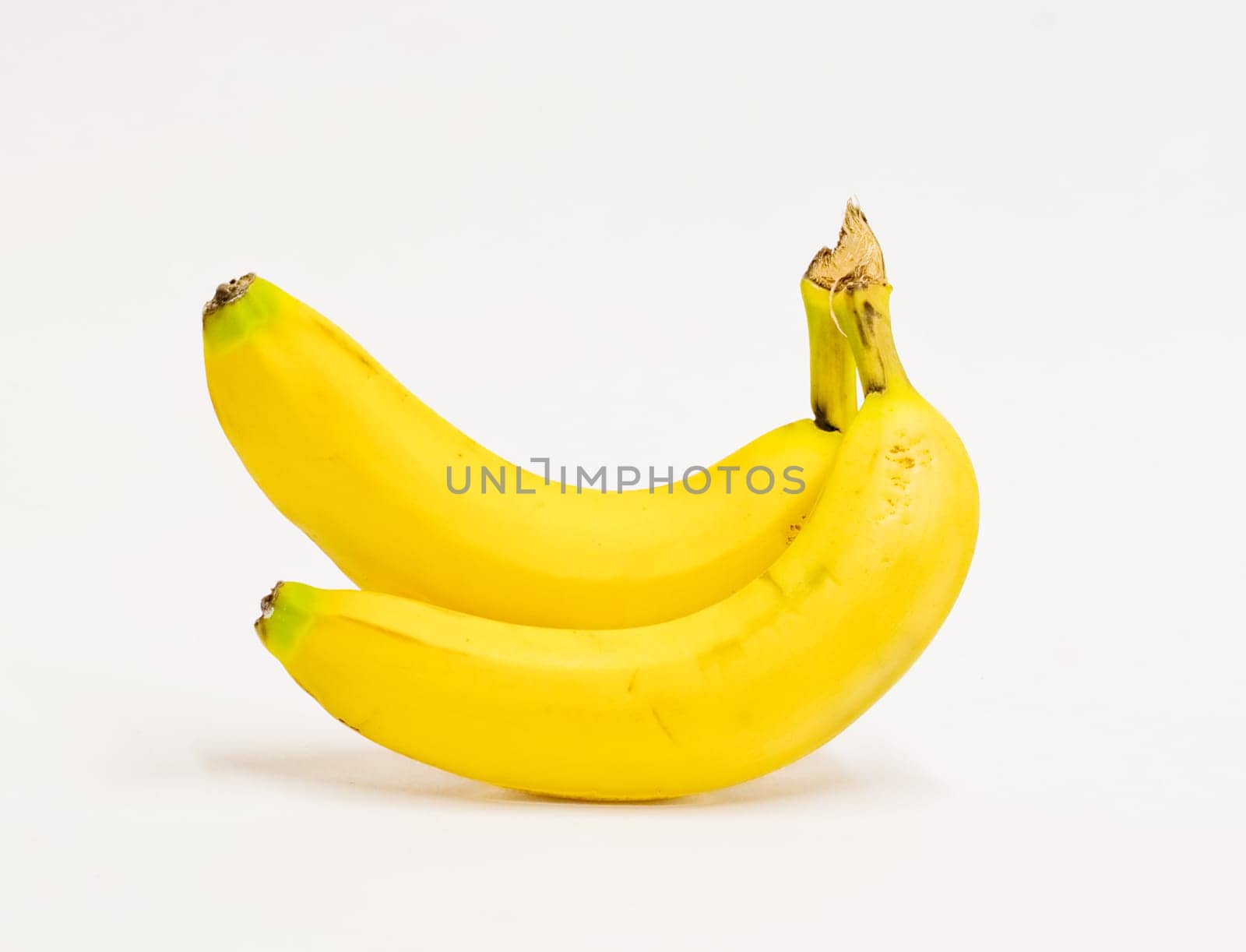 Bananas on a gray background