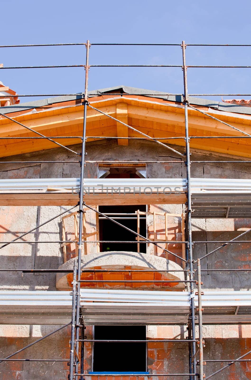 House under construction, Grado - italy