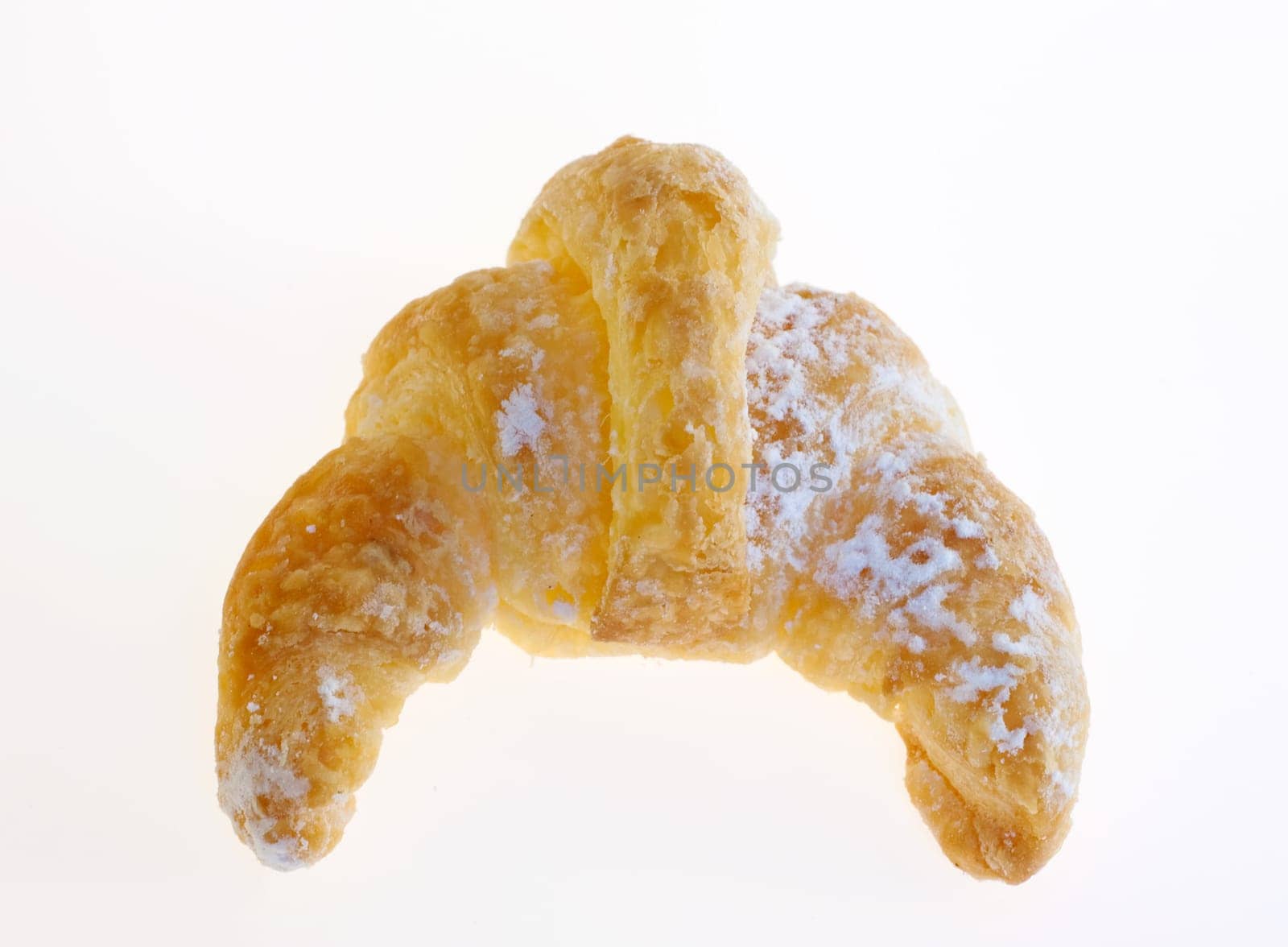 Croissants isolated on white background