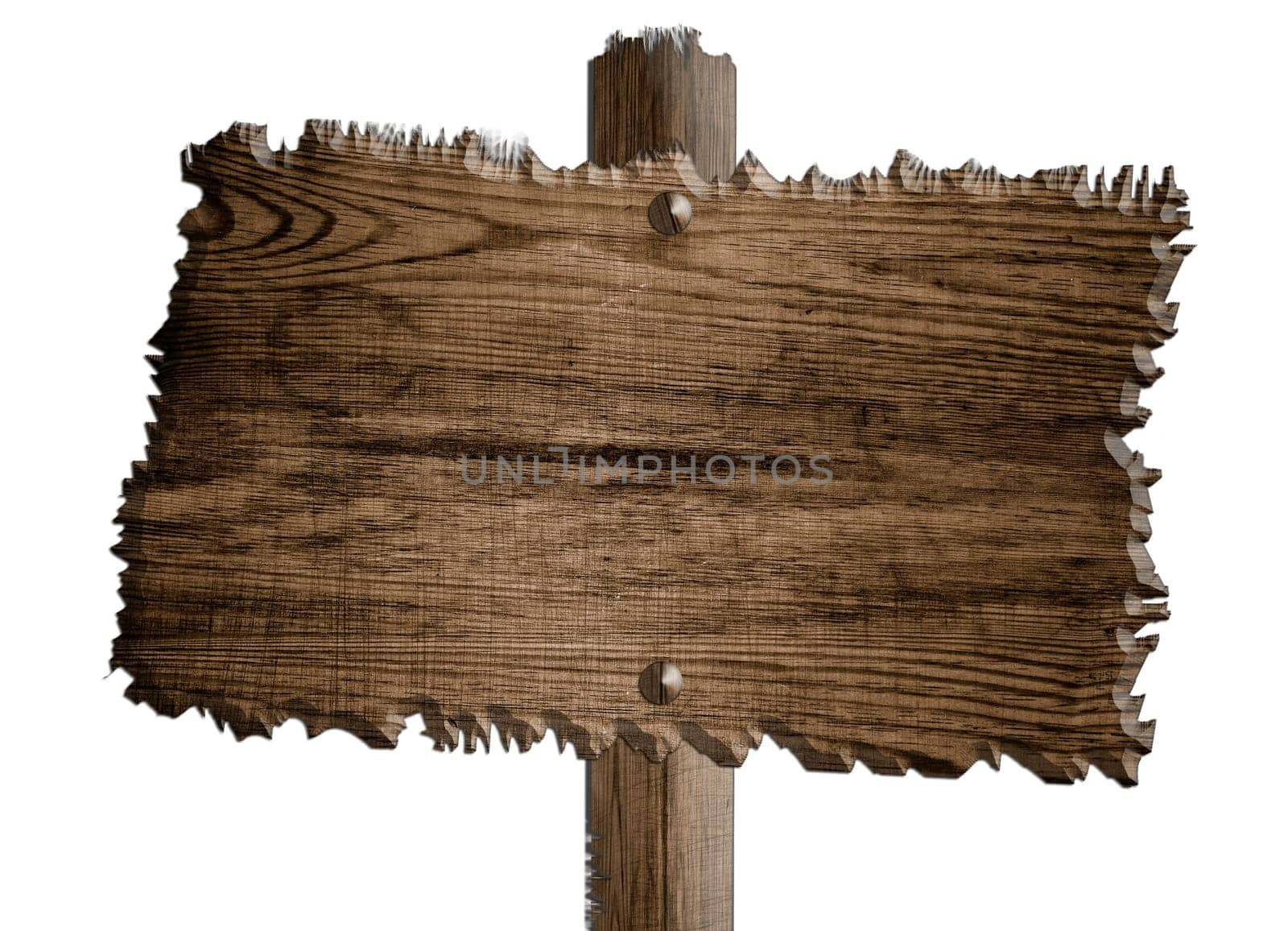 old wood sign brown