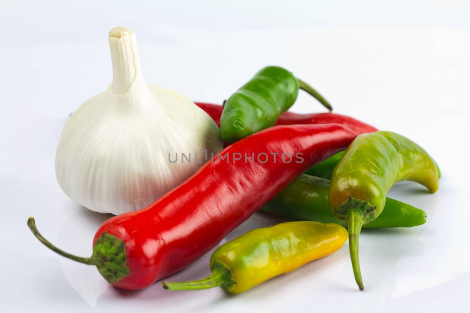 Fiery hot Chilli and fresh aromatic Garlic