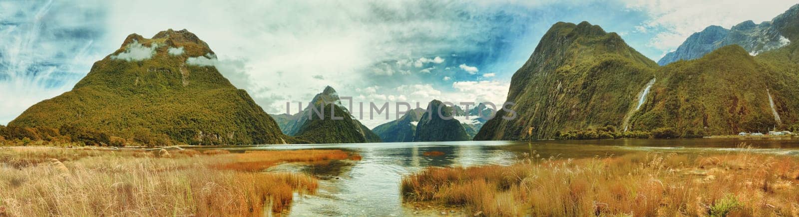 Panorama of the Milford Sound