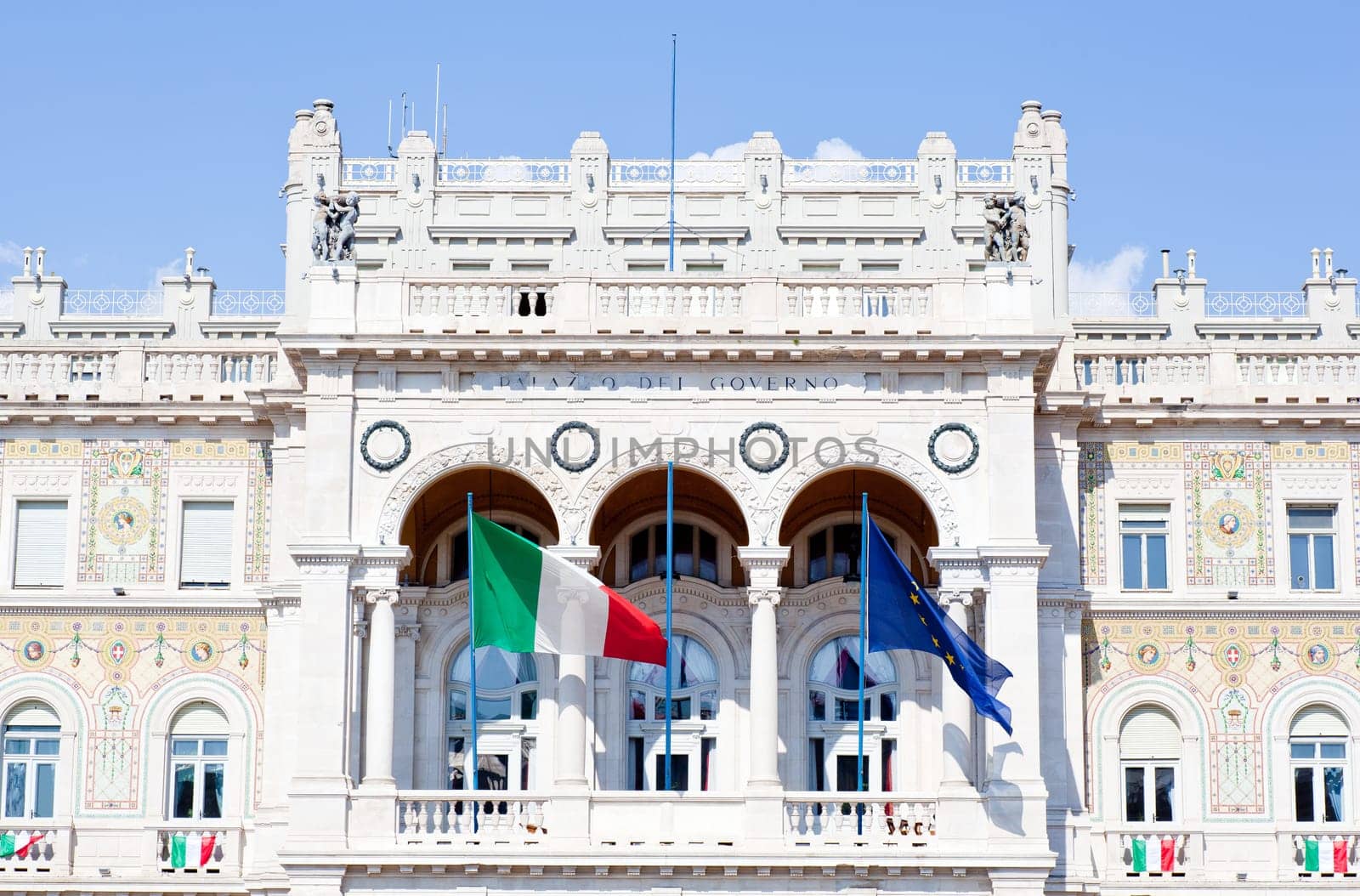 Governament house in Trieste, Italy