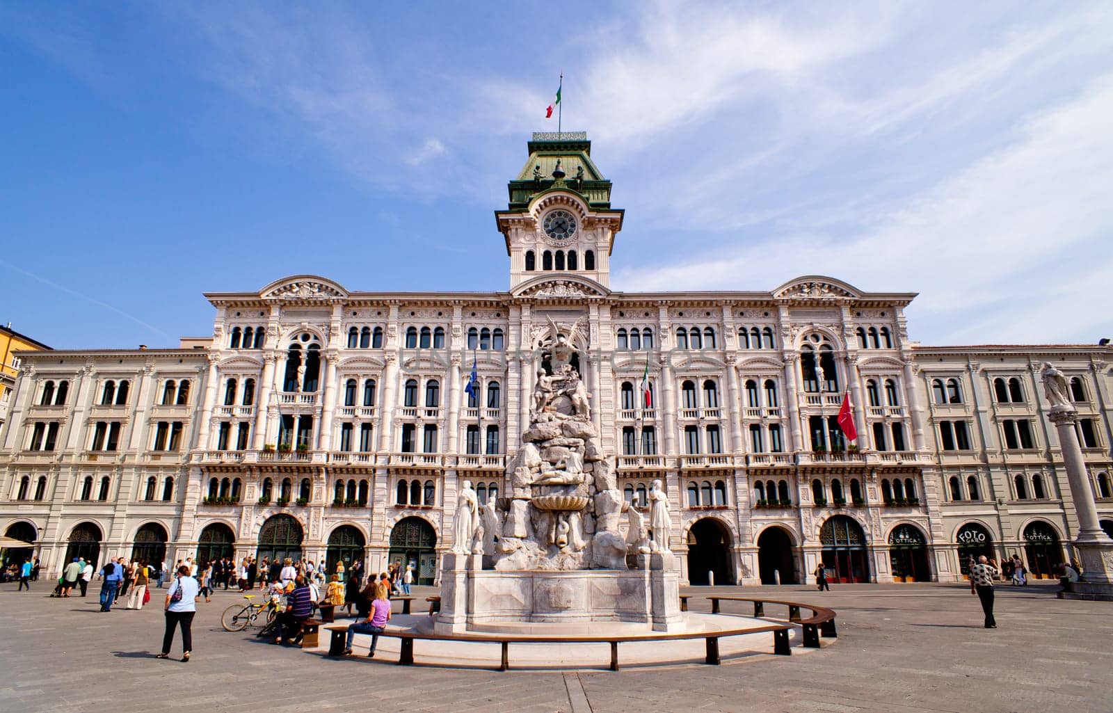 View of Piazza unità d&#039 Italia, Trieste