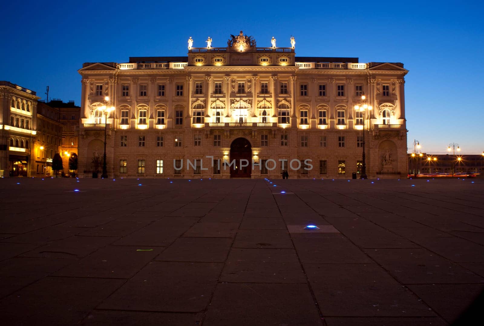Famous building in Trieste, Italy