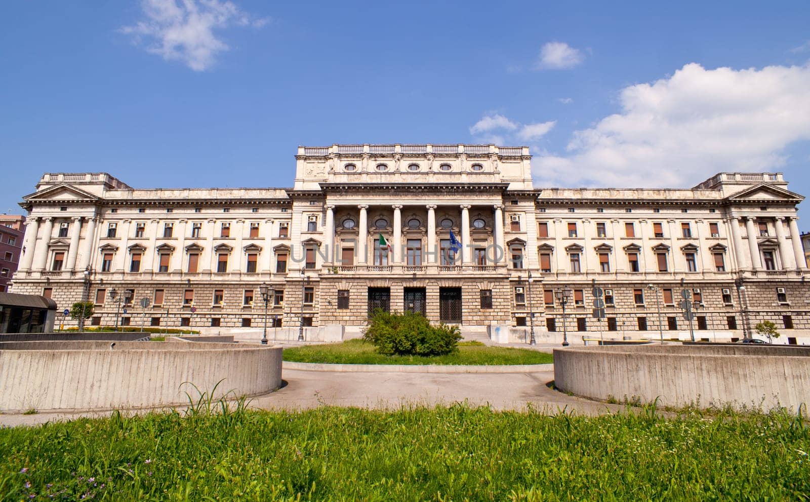 View of the courthouse Triste, Italy