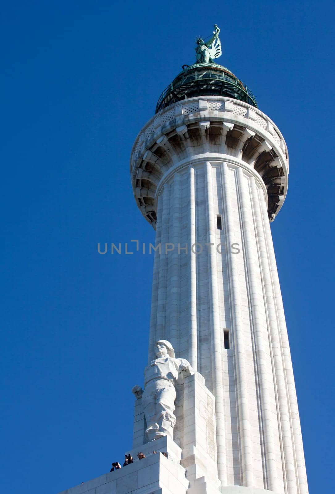 Lighthouse on the blue sky, Trieste - Italy