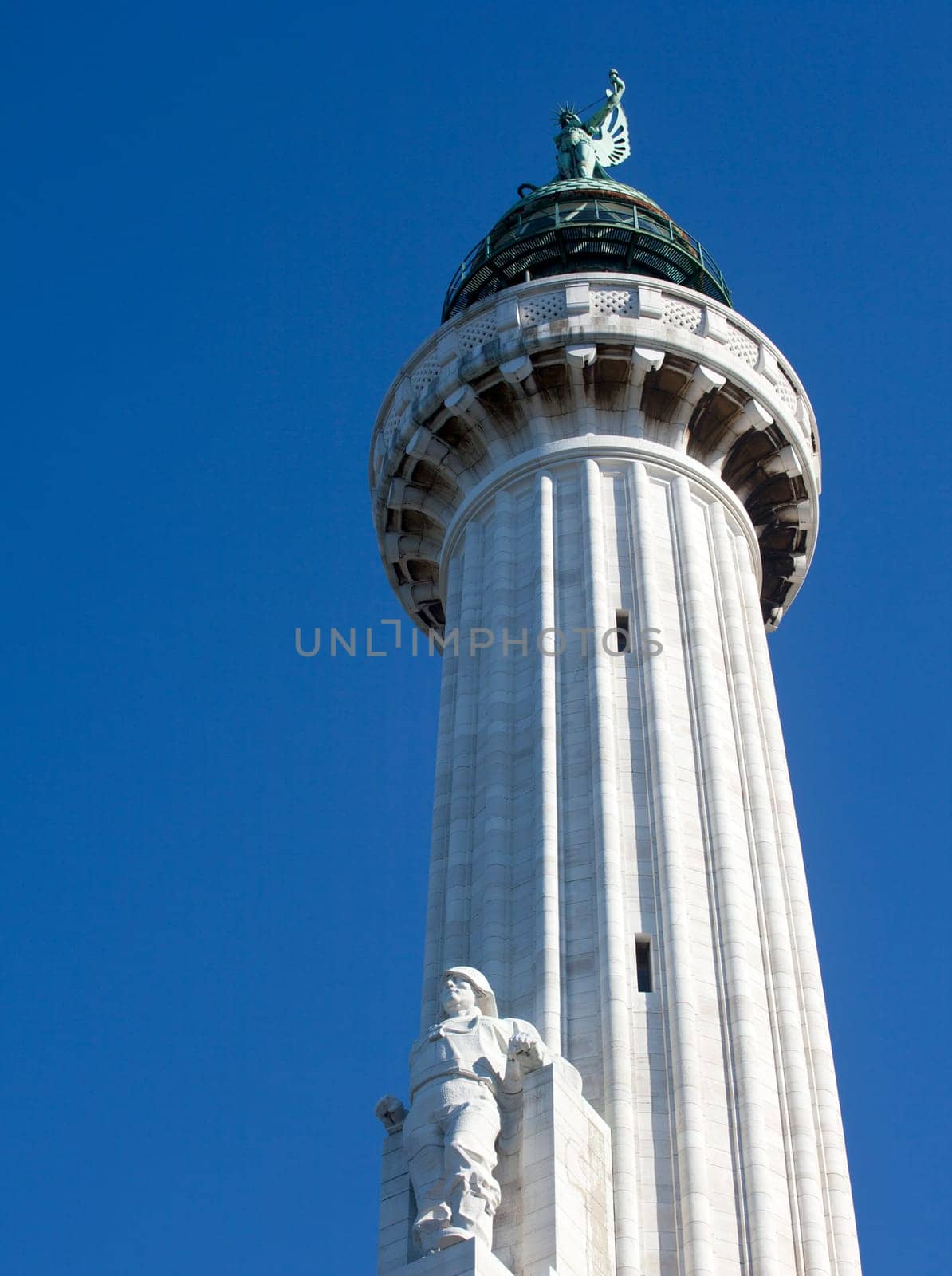 Lighthouse on the blue sky, Trieste - Italy
