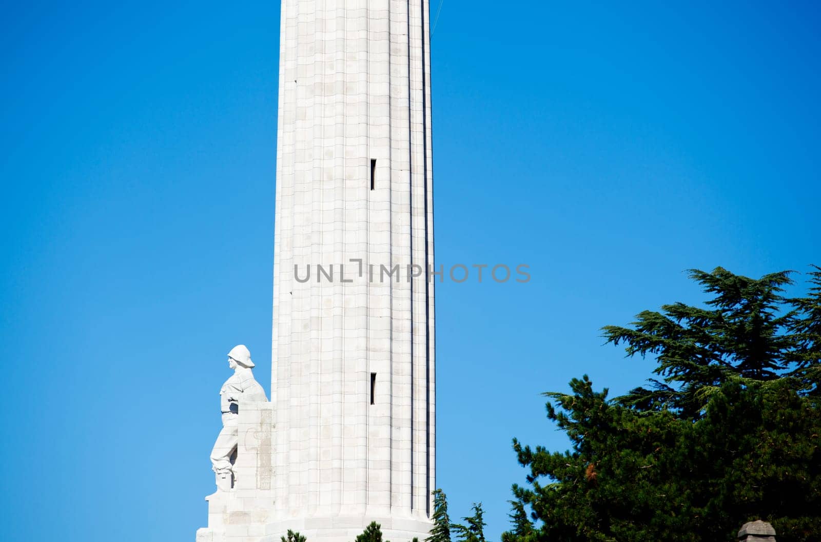 Lighthouse on the blue sky, Trieste - Italy