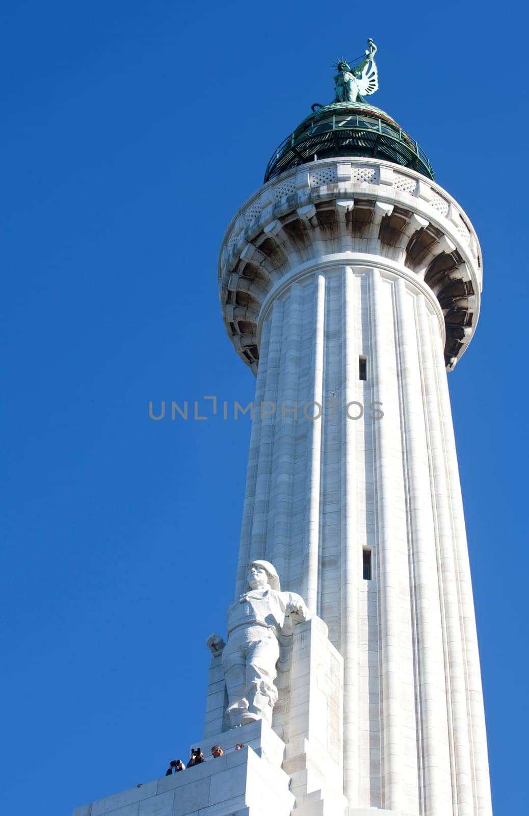 Lighthouse on the blue sky, Trieste - Italy