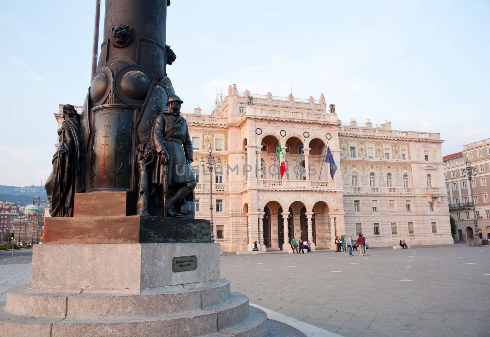 Monument at a soldiers, Trieste. Italy