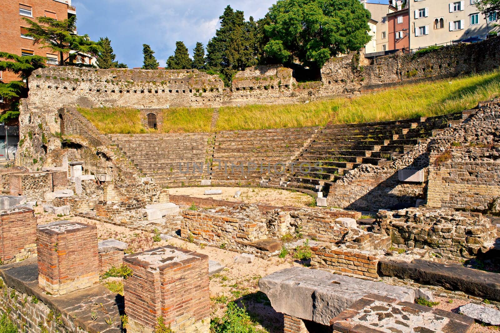 Roman Theater in Trieste, Italy