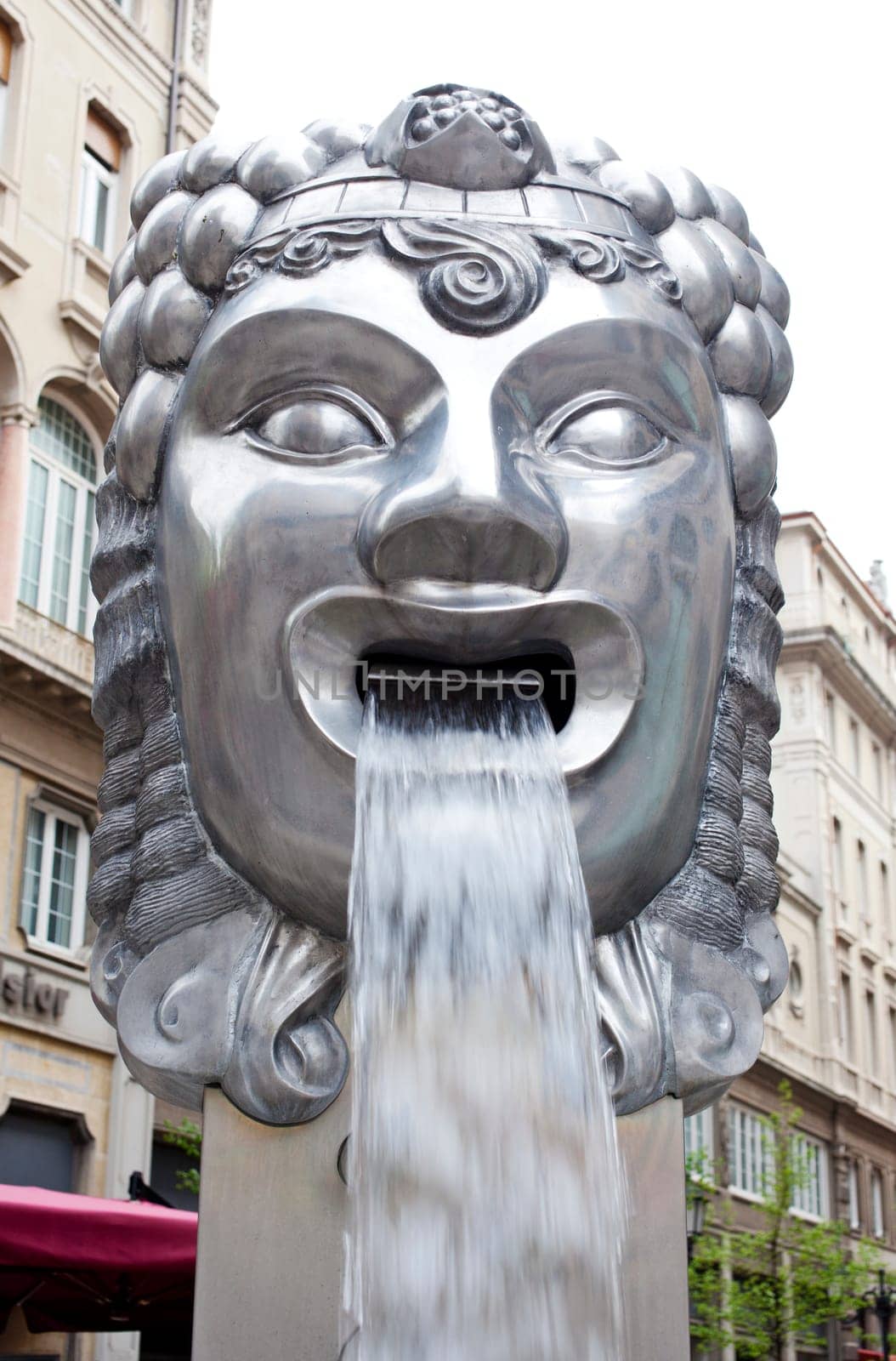 View of a Fountain in Trieste - Italy