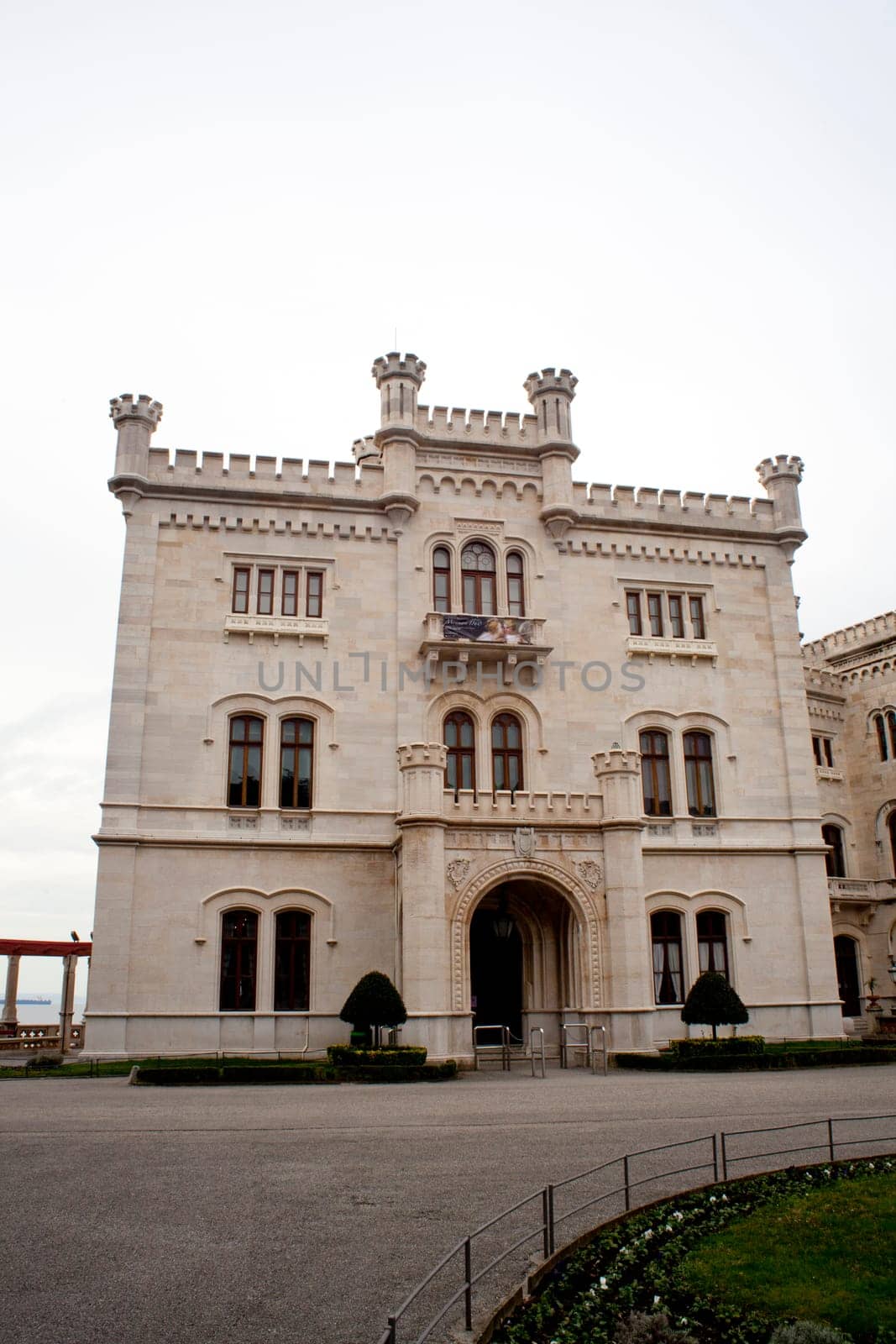 View of Miramare castle, Trieste - Italy
