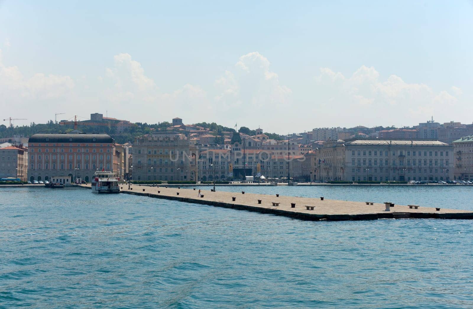View of Molo Audace, Trieste - Italy