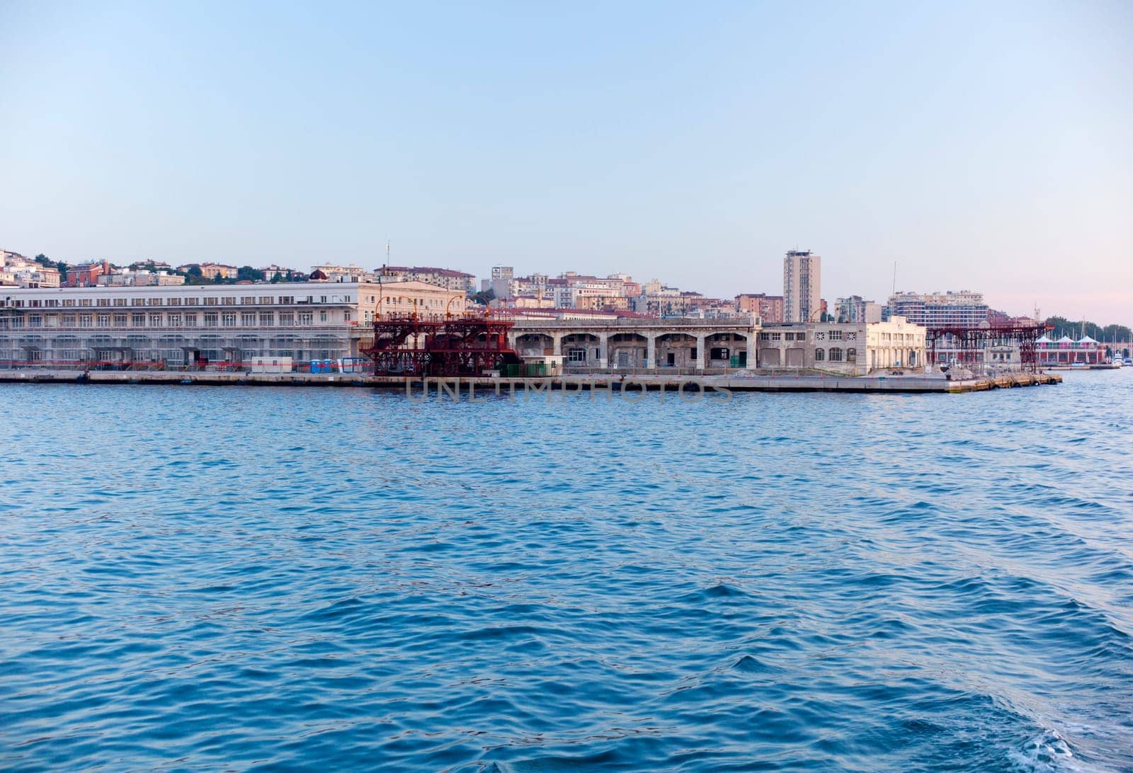 View of seaport, Trieste - Italy