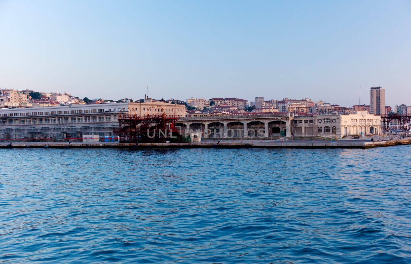 View of seaport, Trieste - Italy