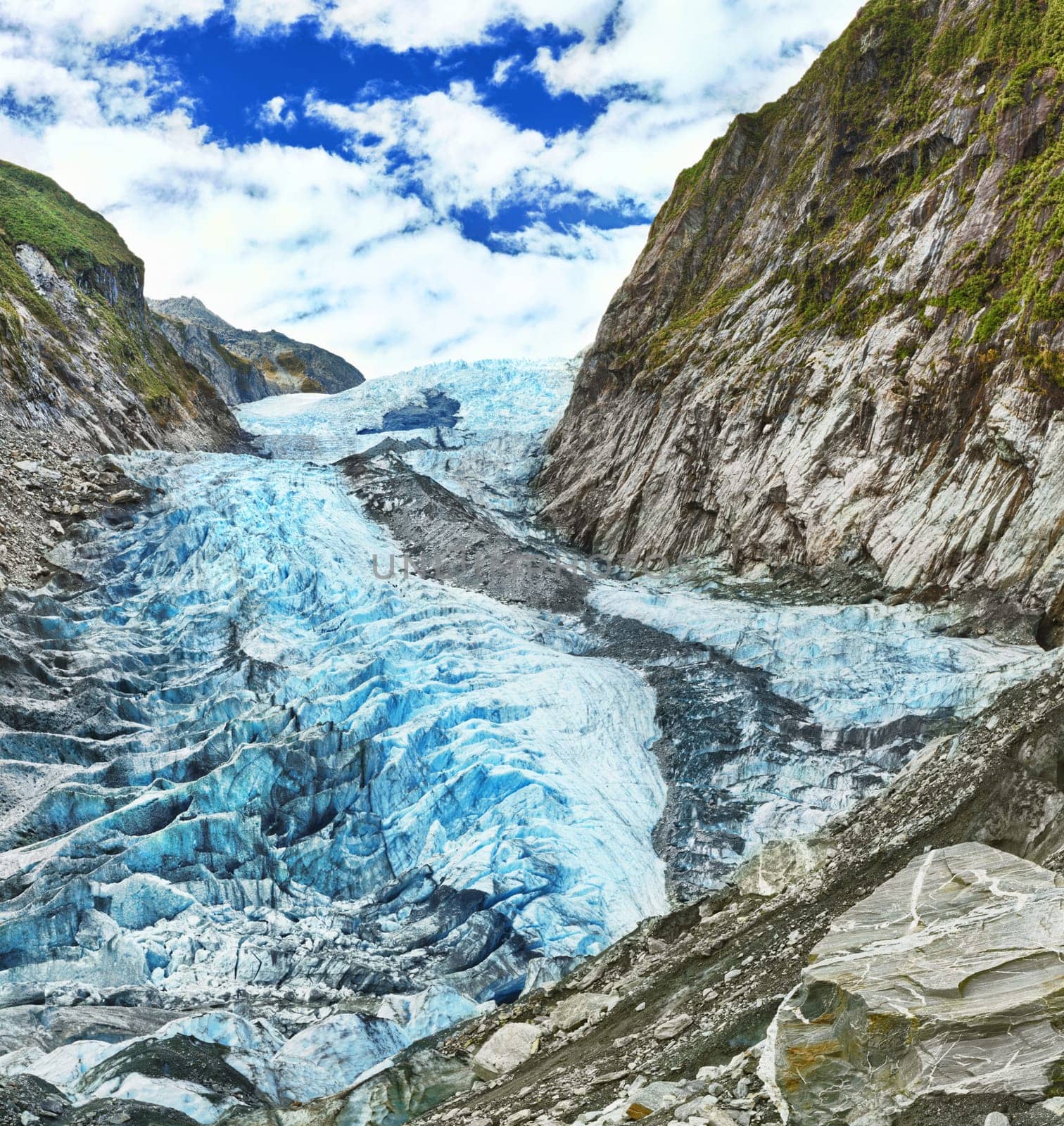 Franz Josef glacier in New Zealand