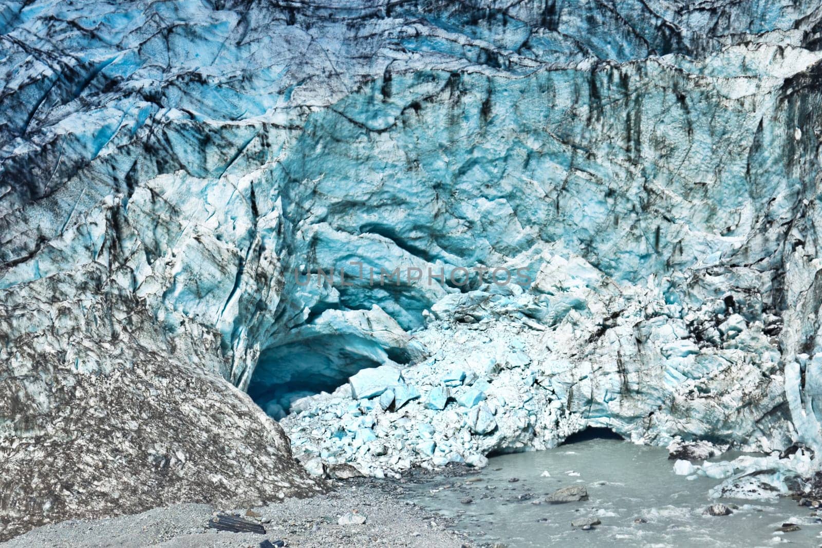 Terminal face of Fox glacier