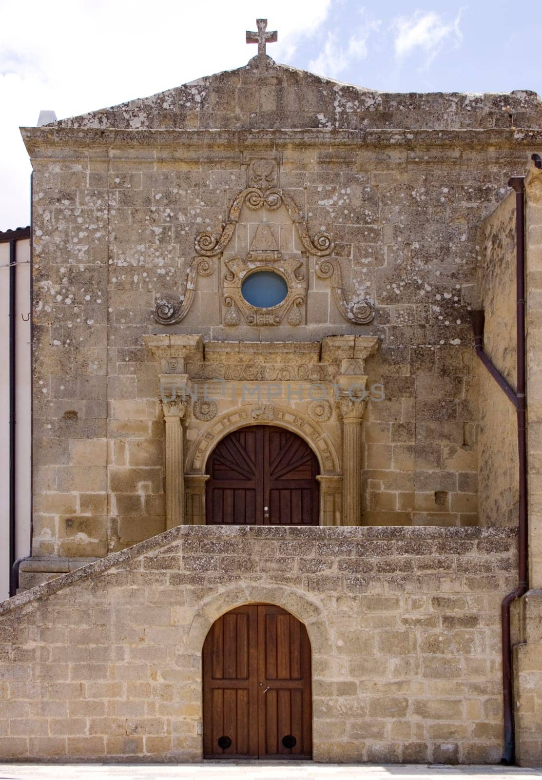 Portal of San Leone Basilica, Assoro - Sicily