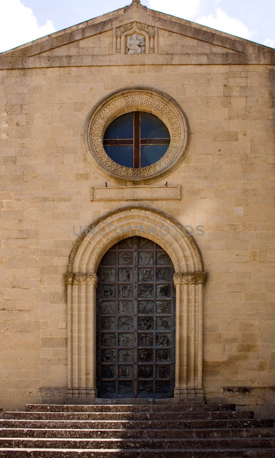 Portal of San Leone Basilica, Assoro - Sicily