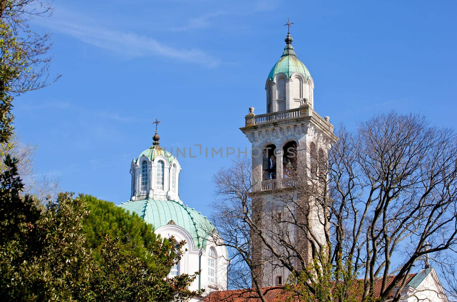 Marian Shrine on the island of Barbana, Grado - Italy