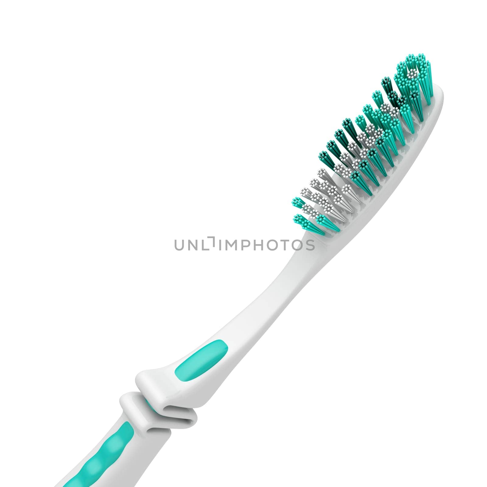 Close-up image of modern toothbrush