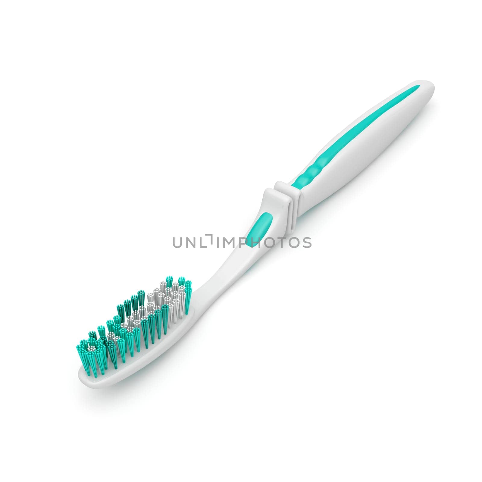 Toothbrush on a white background