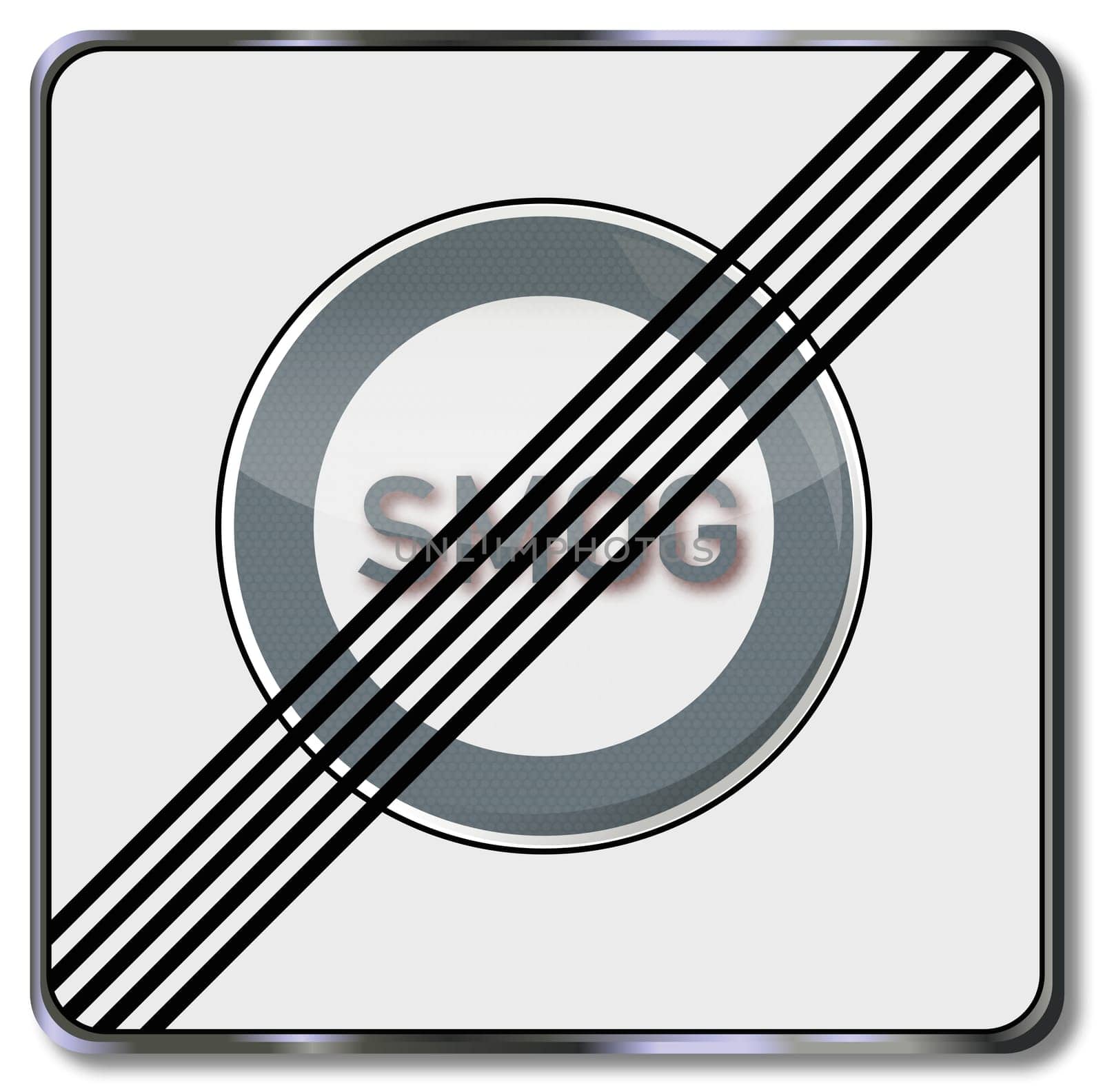 Traffic sign smog