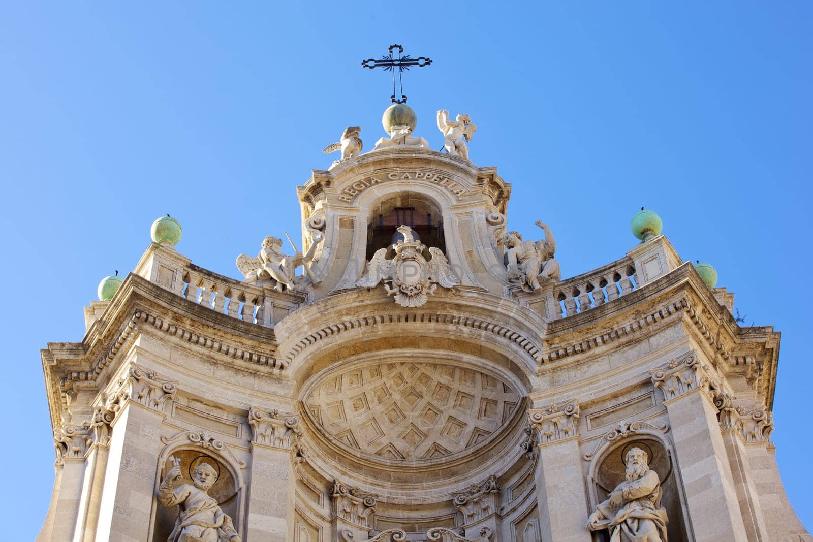 Basilica of the Collegiata in Catania, Italy