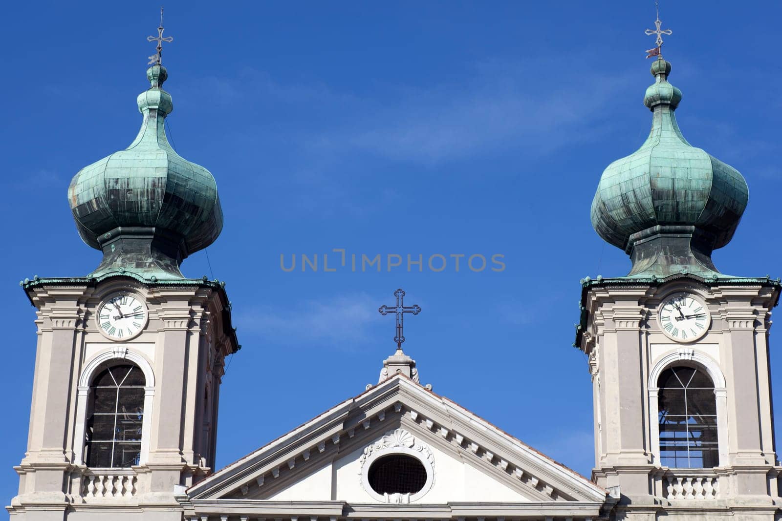 Bell tower, St. Ignatius church in Gorizia - Italy