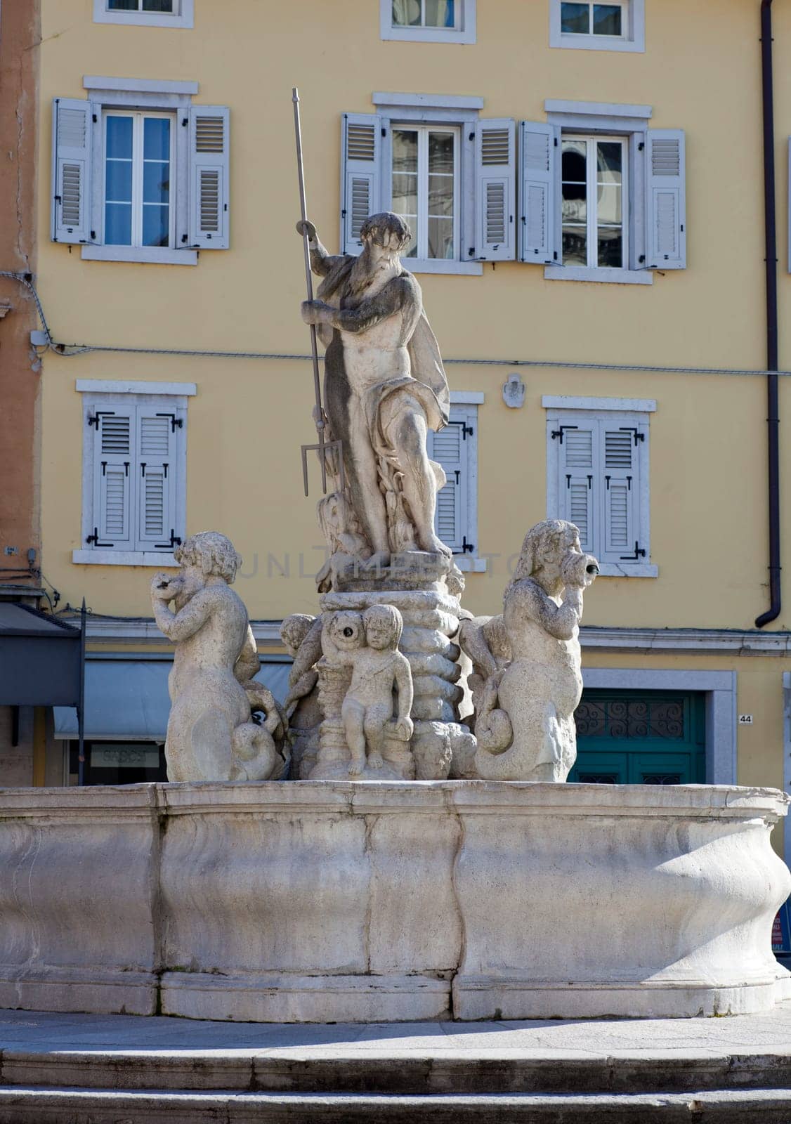 Neptune Fountain in Gorizia, Italy