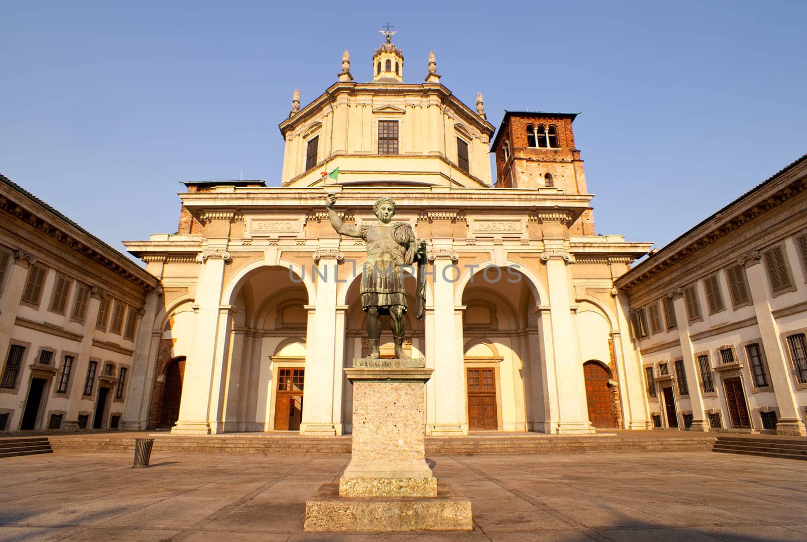 Statue of Emperor Constantine, Milan - Italy