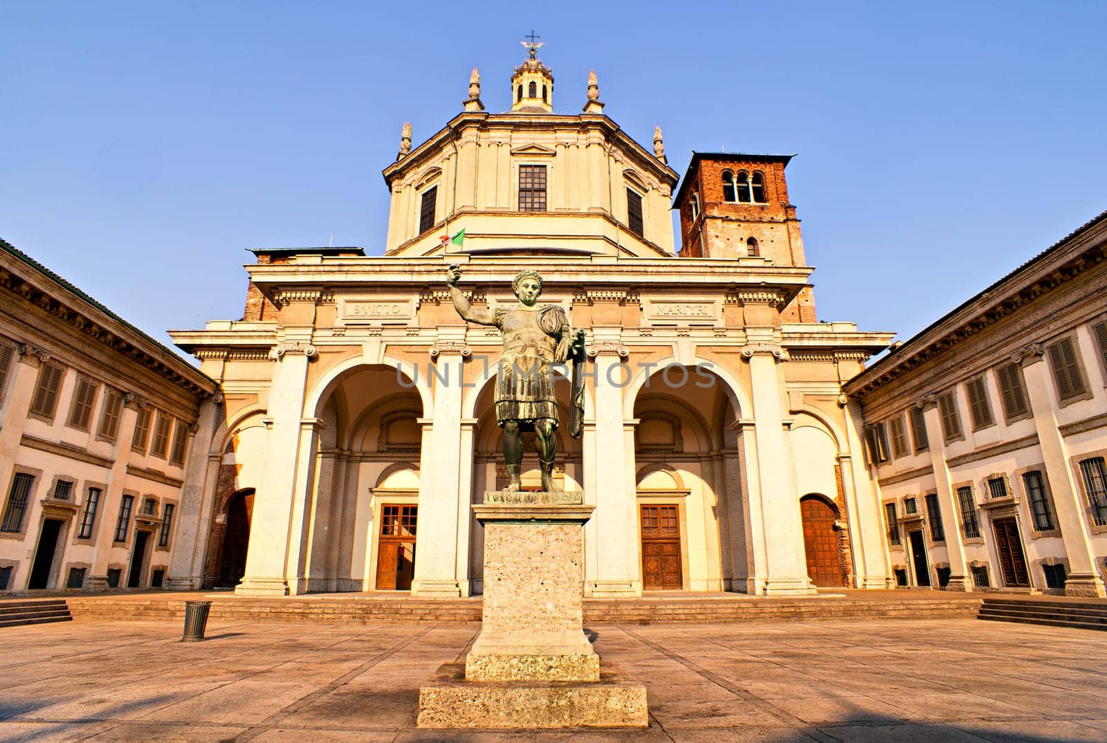 Statue of Emperor Constantine, Milan - Italy