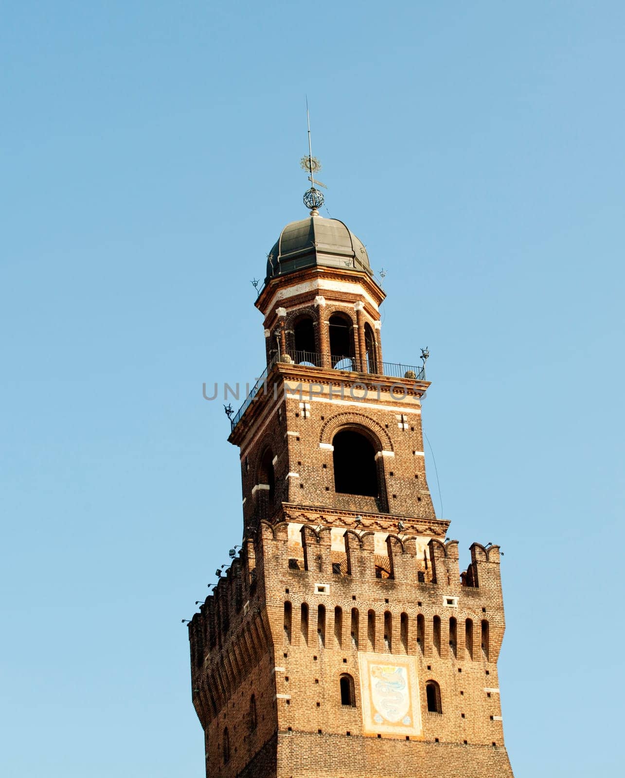 Sforzesco castle in Milan, Italy