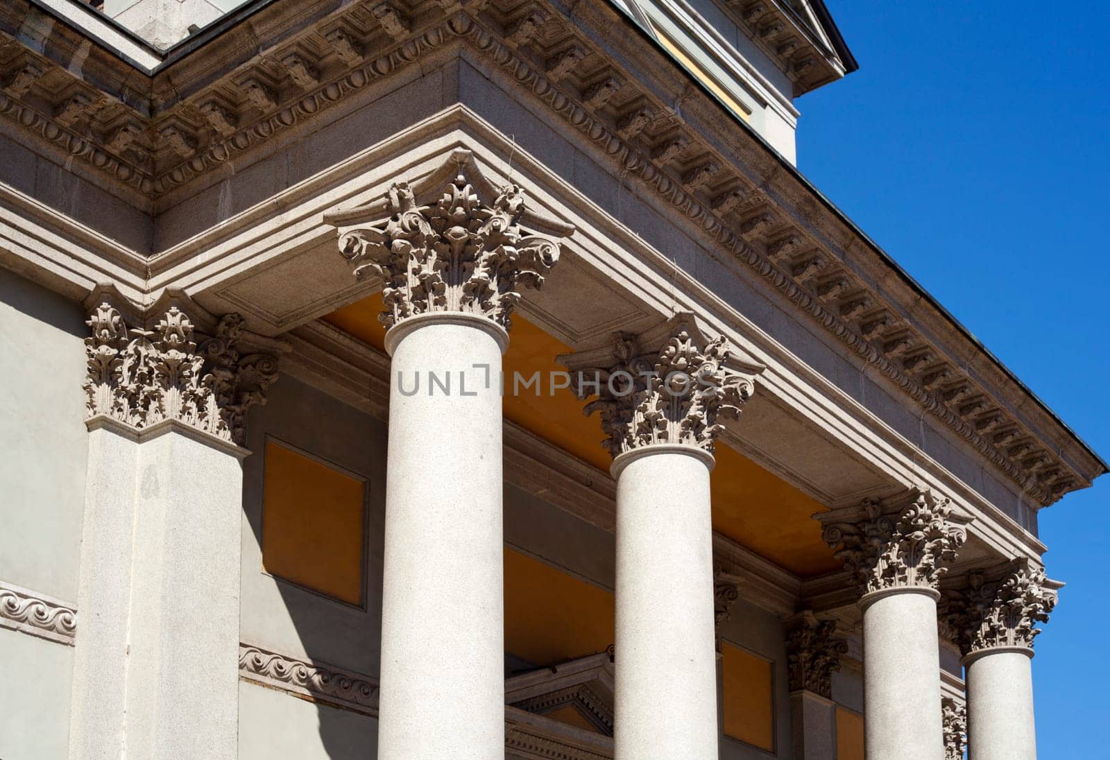 Columns of St. Luigi Church, Milan - Italy