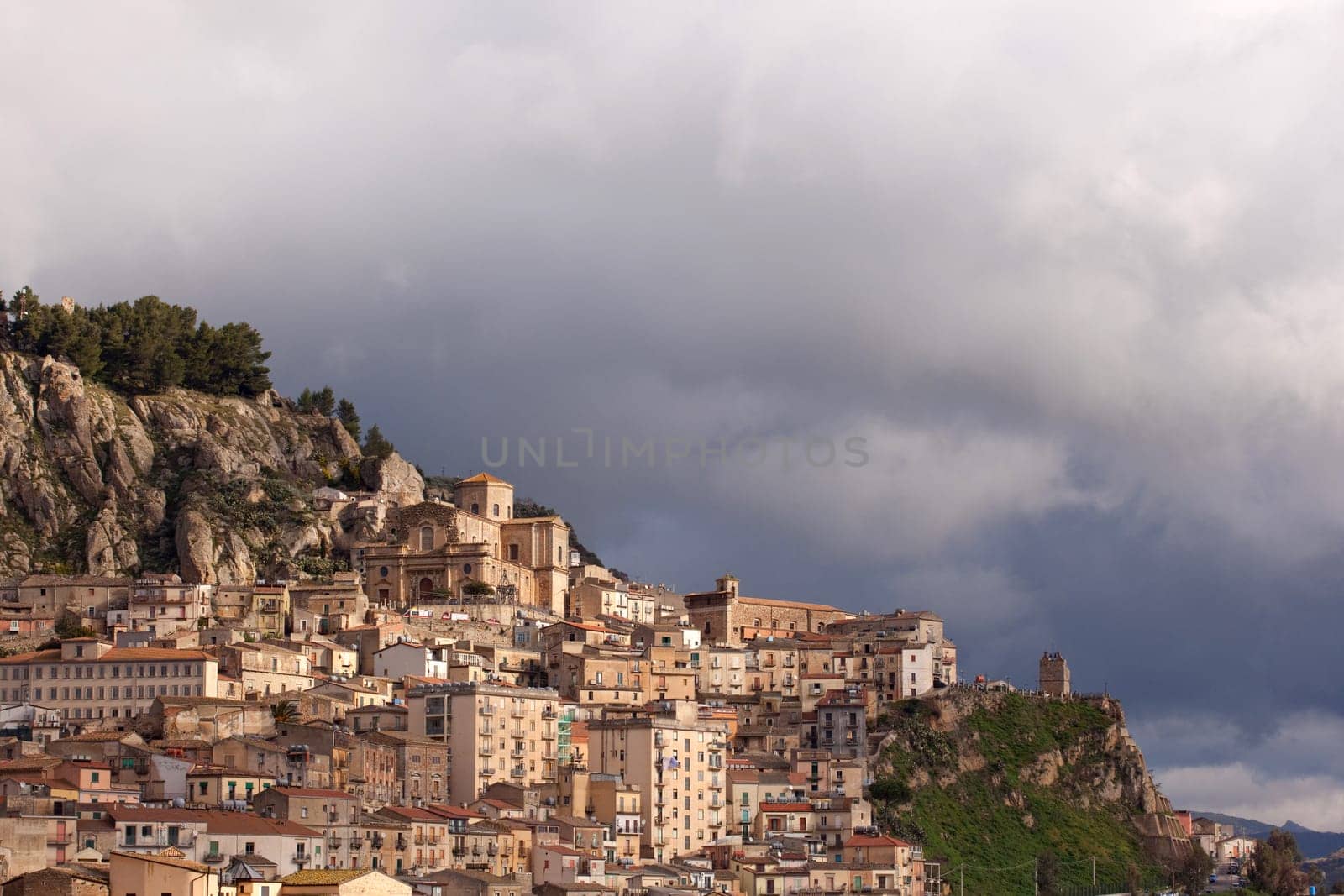 View of Nicosia, Sicily - Italy