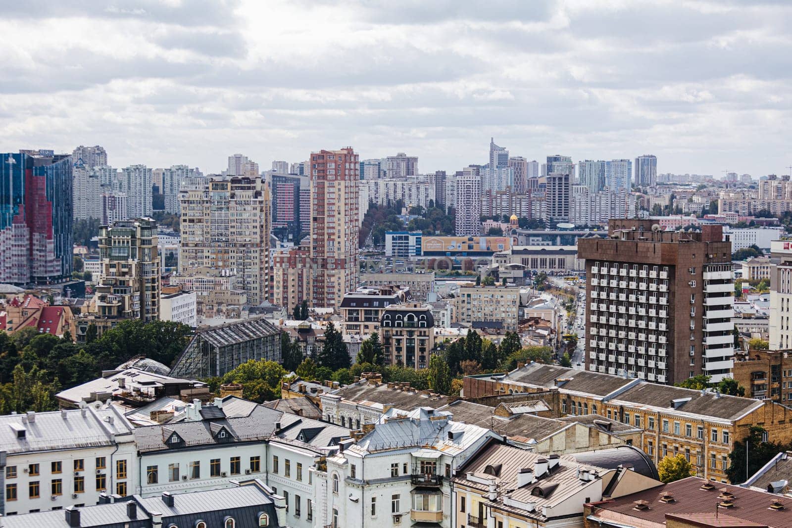 Kyiv, Ukraine - October 1, 2023: The streets of Kyiv city by sarymsakov