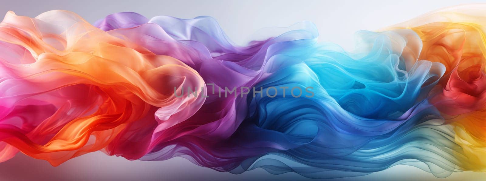 Abstract background. A vivid paint splash swirling, mix of colors by NataliPopova