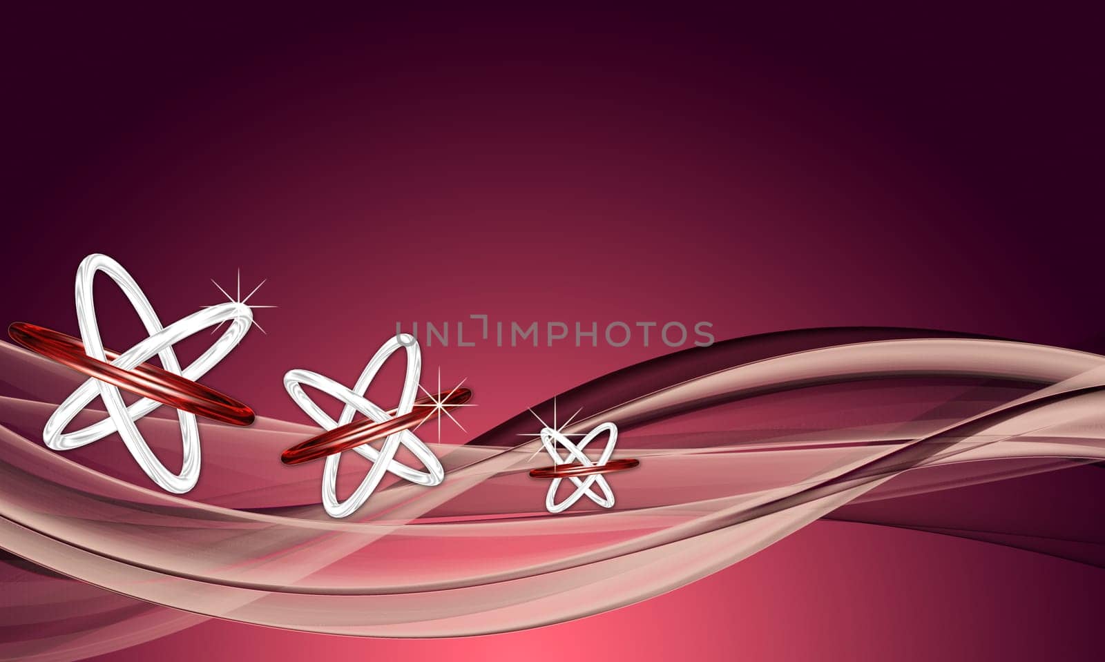 A Abstract company ticket on gradient background